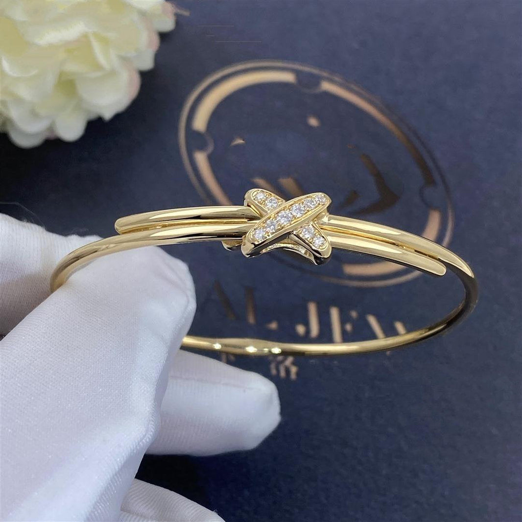 [Amore Jewelry]JEUX DE BRACELET GOLD DIAMONDS