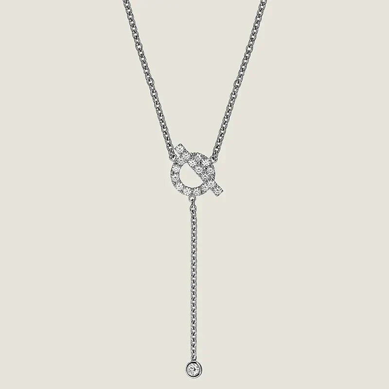 [Amore Jewelry]FINESSE SILVER DIAMOND NECKLACE