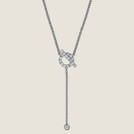 [Amore Jewelry]FINESSE SILVER DIAMOND NECKLACE