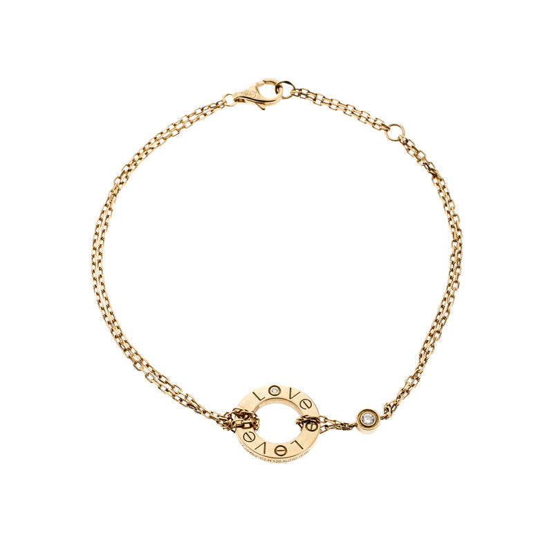 [Amore Jewelry]LOVE BRACELET 2 DIAMOND