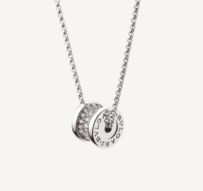 [Amore Jewelry]ZERO 1 SILVER DIAMOND NECKLACE