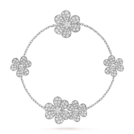 [Amore Jewelry]FRIVOLE SILVER 5 FLOWERS BRACELET