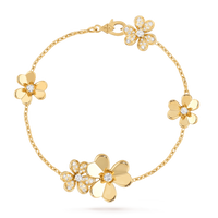[Amore Jewelry]FRIVOLE GOLD 5 FLOWERS BRACELET