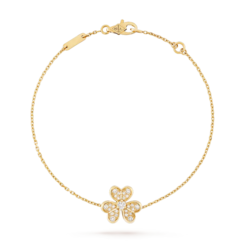 [Amore Jewelry]FRIVOLE GOLD FLOWER DIAMOND BRACELET