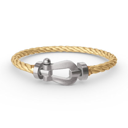 [Amore Jewelry]FORCE LARGE HORSESHOE NO DIAMOND BRACELET SILVER