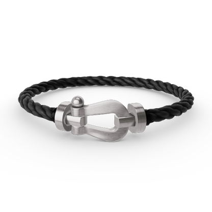 [Amore Jewelry]FORCE LARGE HORSESHOE NO DIAMOND BRACELET SILVER